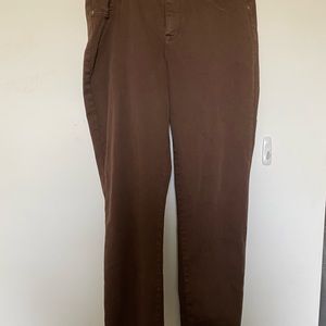 Maurices high rise brown jeggings Size Large Regular